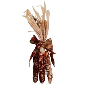Indian Corn 8” (bunch of 3) Thanksgiving Fall Decor
